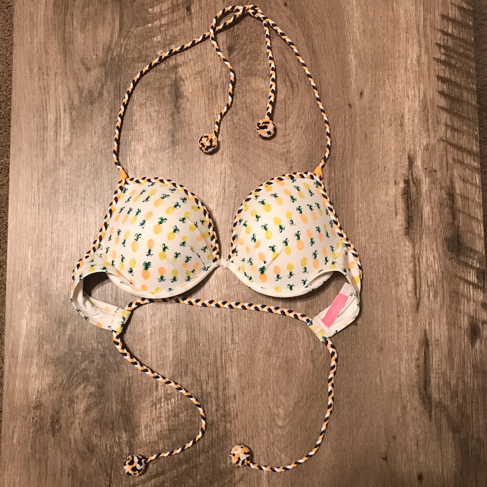 Victoria Secret Pineapple Underwire Bikini Top